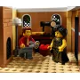 Innenraum des LEGO-Jazzclubs mit zwei Figuren: Mann im roten Anzug am Klavier und Sängerin in schwarz-goldenem Kleid Innenraum des LEGO-Jazzclubs mit zwei Figuren: Mann im roten Anzug am Klavier und Sängerin in schwarz-goldenem Kleid