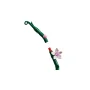 Tige verte LEGO courbée avec fleur d'orchidée rose et blanche, détail des éléments botaniques du set 10311 Tige verte LEGO courbée avec fleur d'orchidée rose et blanche, détail des éléments botaniques du set 10311