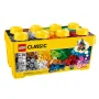 Boîte LEGO Classic jaune 10696 avec briques colorées visibles à travers la fenêtre transparente, 484 pièces, âge 4-99 Boîte LEGO Classic jaune 10696 avec briques colorées visibles à travers la fenêtre transparente, 484 pièces, âge 4-99