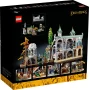 Boîte LEGO Fondcombe avec château elfique à tours vertes, pavillon blanc, arbres dorés et figurines du Seigneur des Anneaux Boîte LEGO Fondcombe avec château elfique à tours vertes, pavillon blanc, arbres dorés et figurines du Seigneur des Anneaux