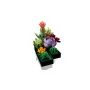 Set LEGO de nueve plantas suculentas coloridas en macetas negras, con cactus de flor roja, suculenta morada y variedades verdes Set LEGO de nueve plantas suculentas coloridas en macetas negras, con cactus de flor roja, suculenta morada y variedades verdes