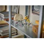 Set battaglia LEGO Star Wars con clone trooper del 327º Corpo, veicolo giallo e accessori militari esposti su scaffale Set battaglia LEGO Star Wars con clone trooper del 327º Corpo, veicolo giallo e accessori militari esposti su scaffale